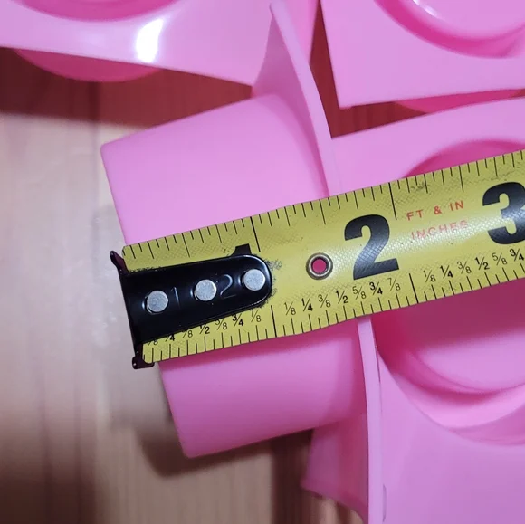 12 Individual Cup Molds Pink Round Silicone Mold Set - Picture 3 of 4